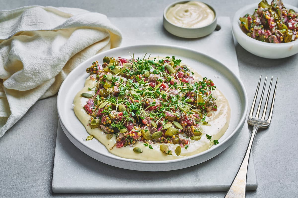 Grilled Beef Tartare