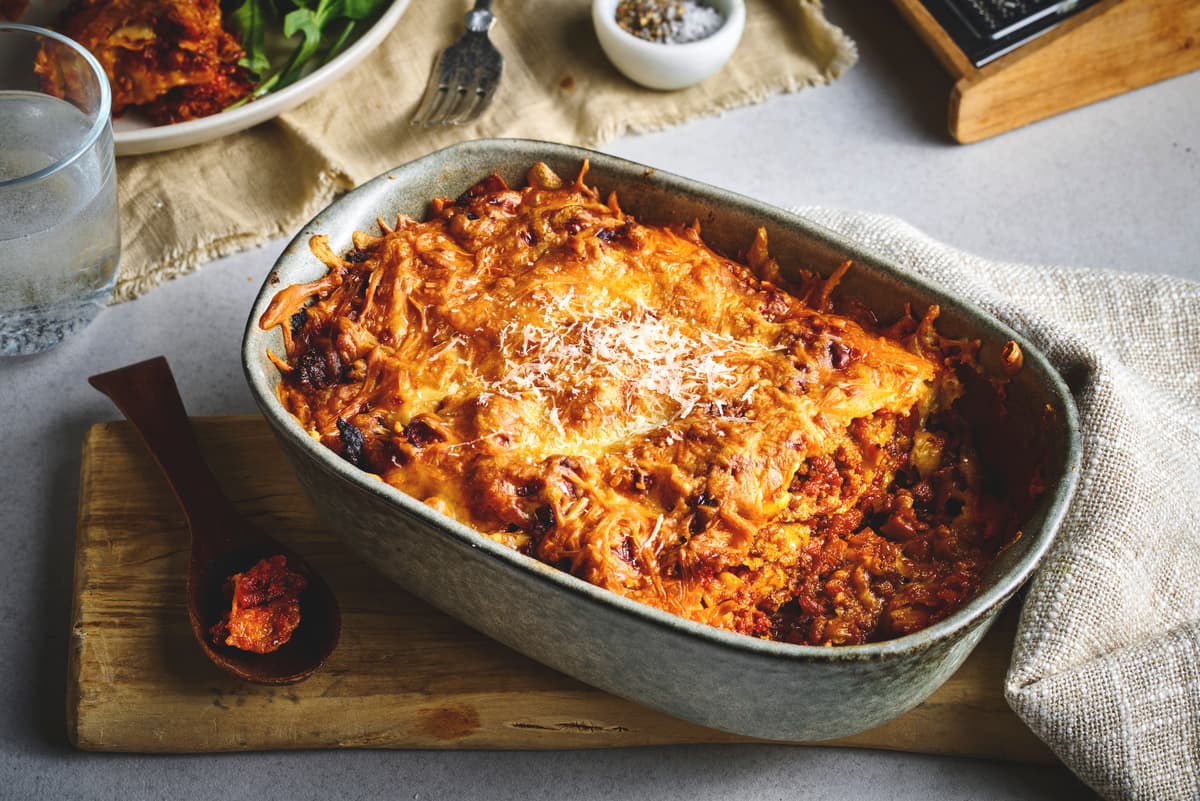 Homemade Lasagna with Ground Beef