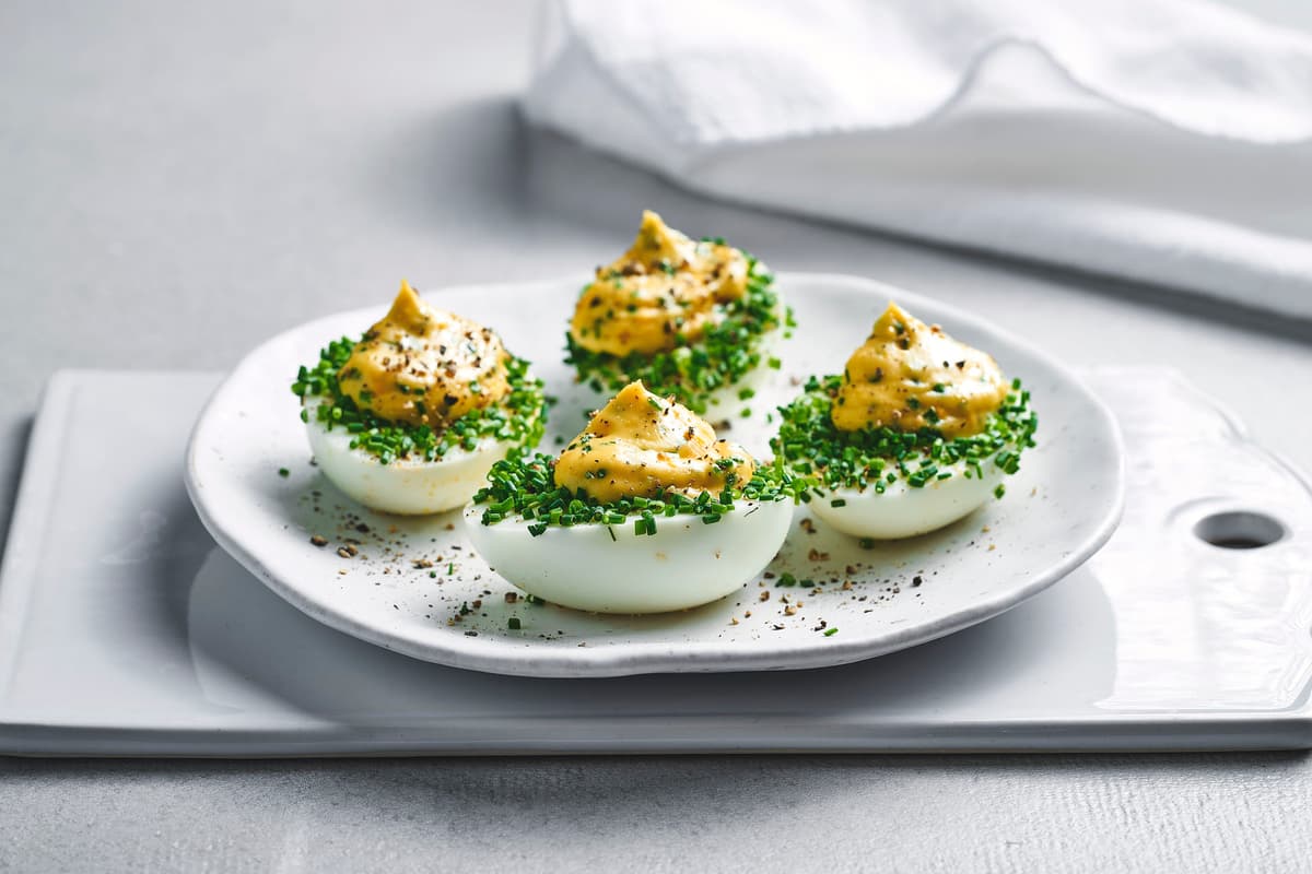 Deviled Eggs with Herbs