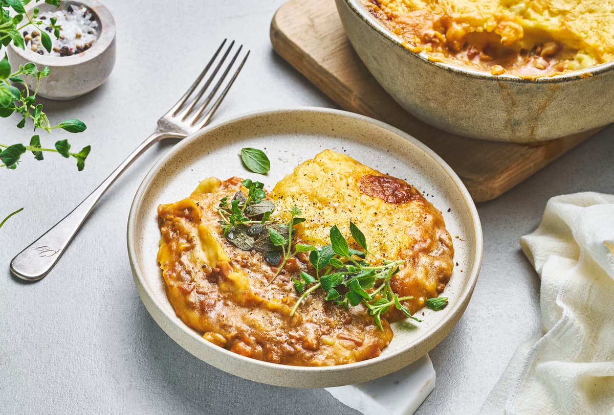 Shepherd’s Pie with Lamb and Mashed Potatoes