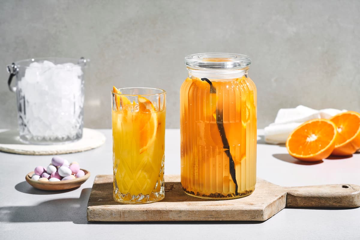 Easter Liqueur with Orange and Vanilla