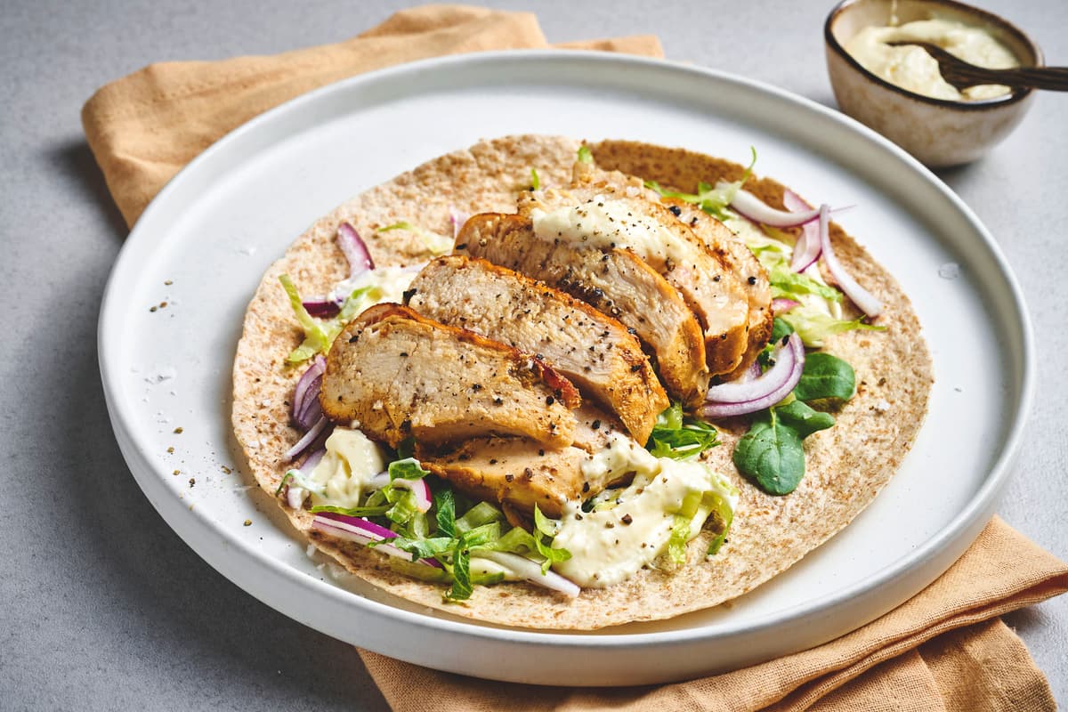 Chicken Wrap with Aioli