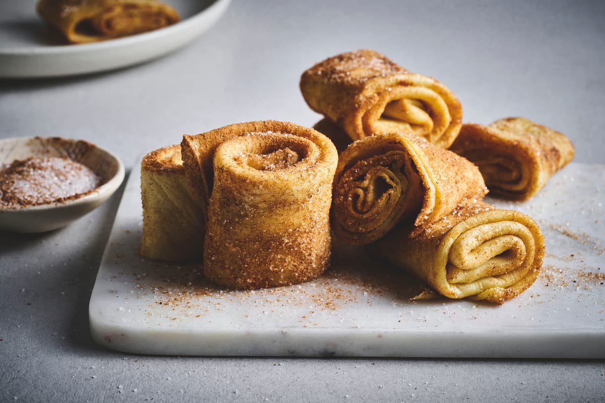 Pancakes with Cinnamon Sugar