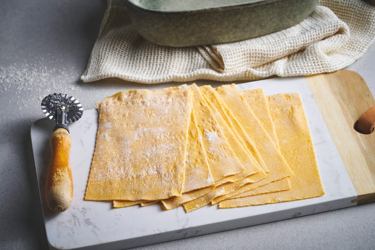 Homemade Lasagne Sheets