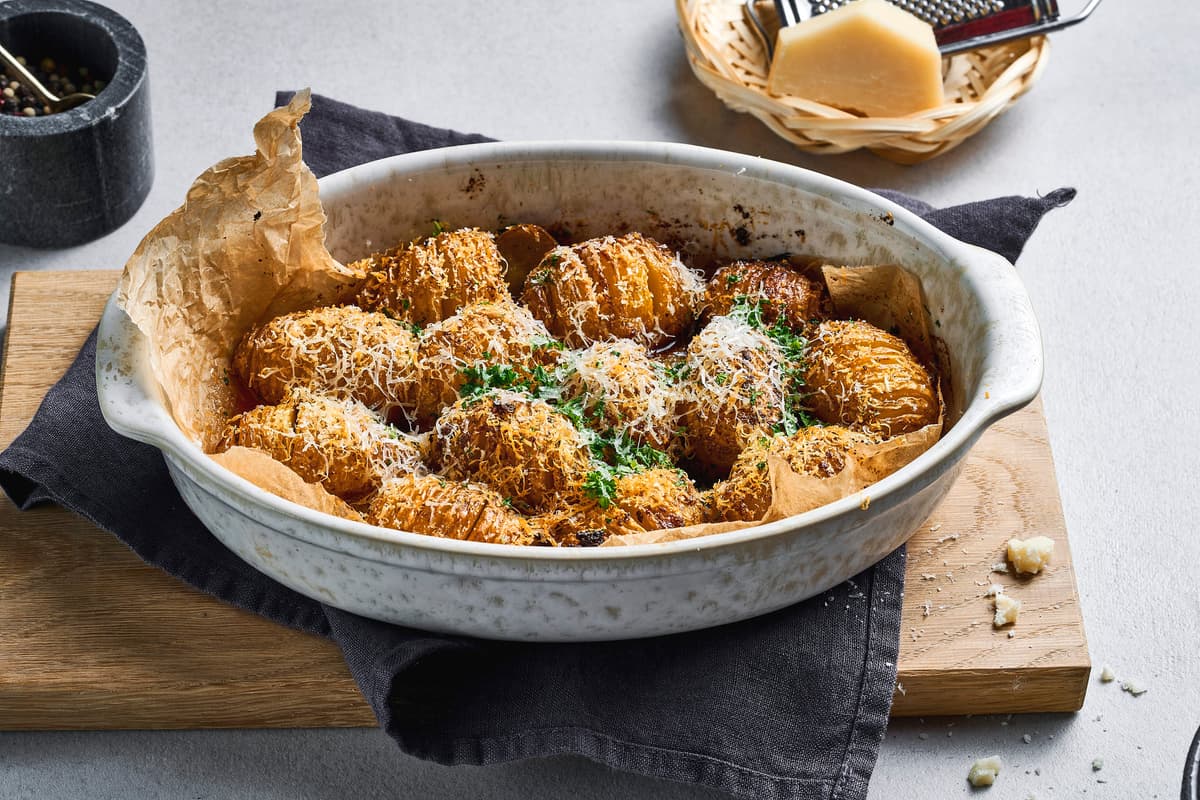 Hasselback Potatoes in Air Fryer