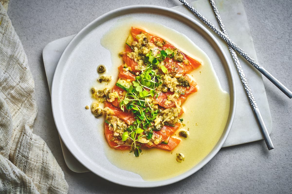 Salmon Crudo