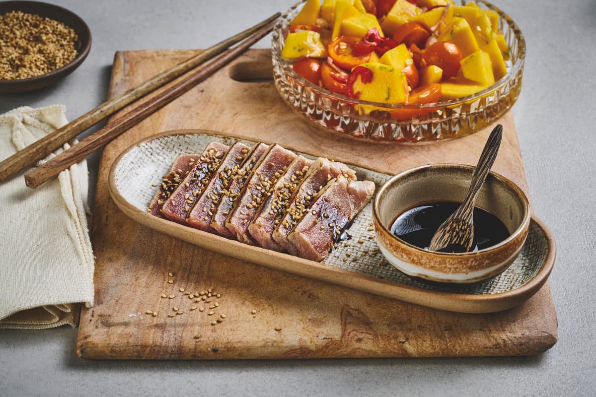 Tuna with Mango Salsa