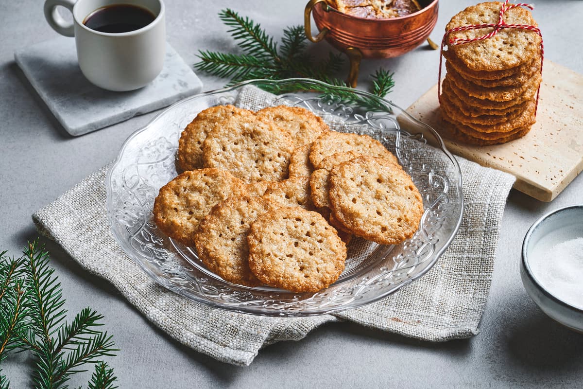 Oat Lace Cookies