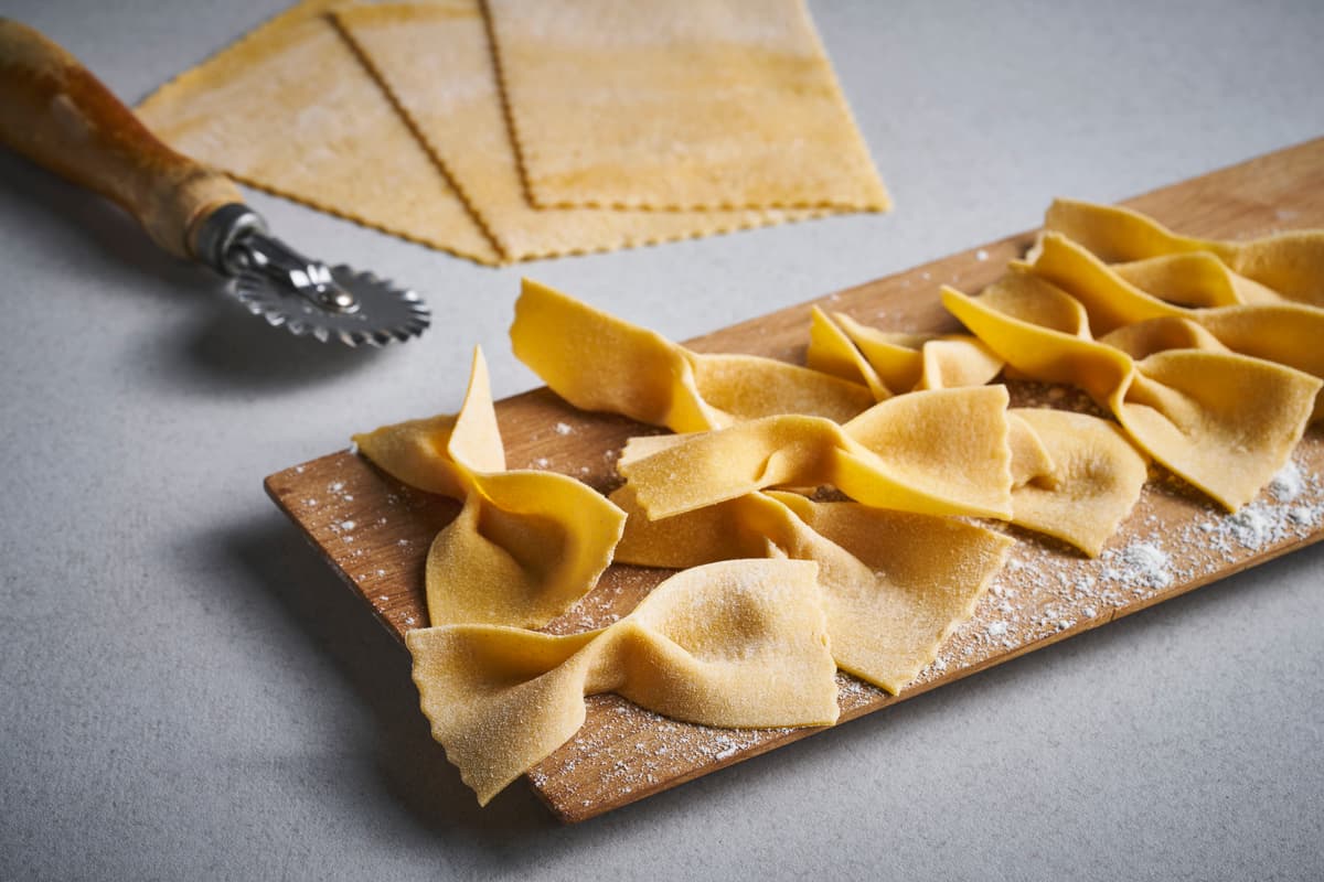 Homemade Farfalle