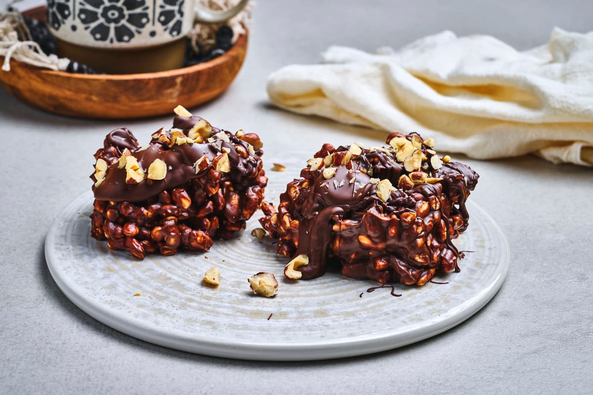 Rice Crispy Treats with Nuts