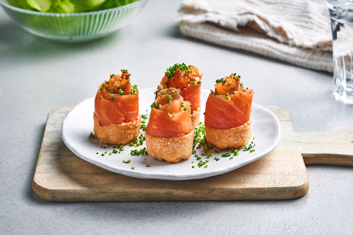 Krustader with Smoked Salmon