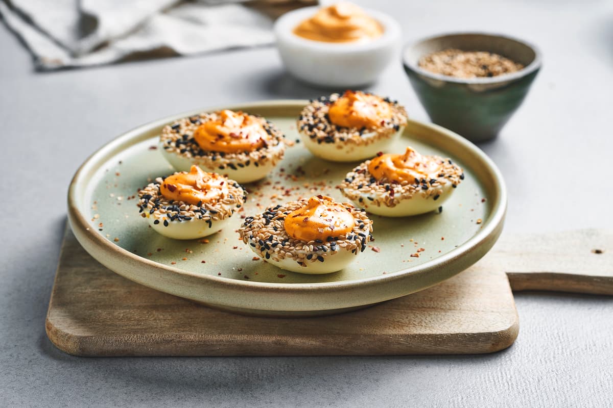 Deviled Eggs with Chili