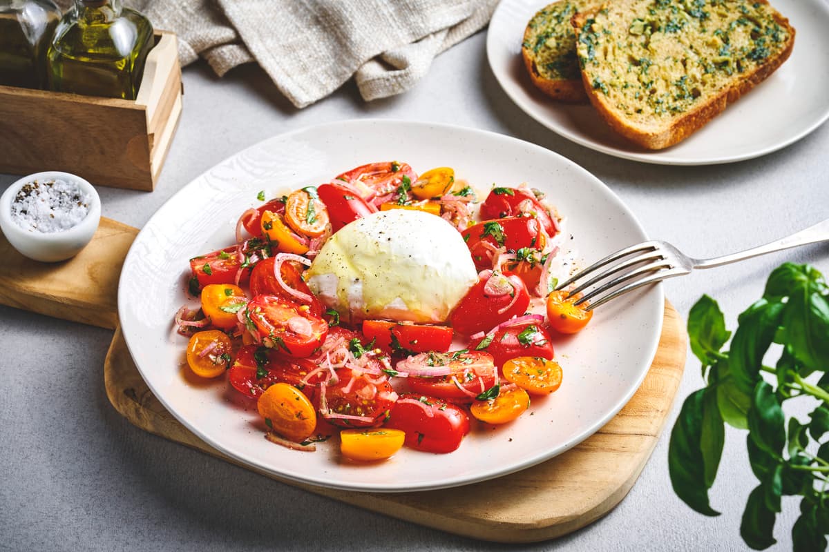 Tomato Salad with Burrata