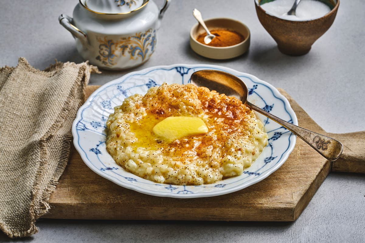 Rice Porridge in the Oven