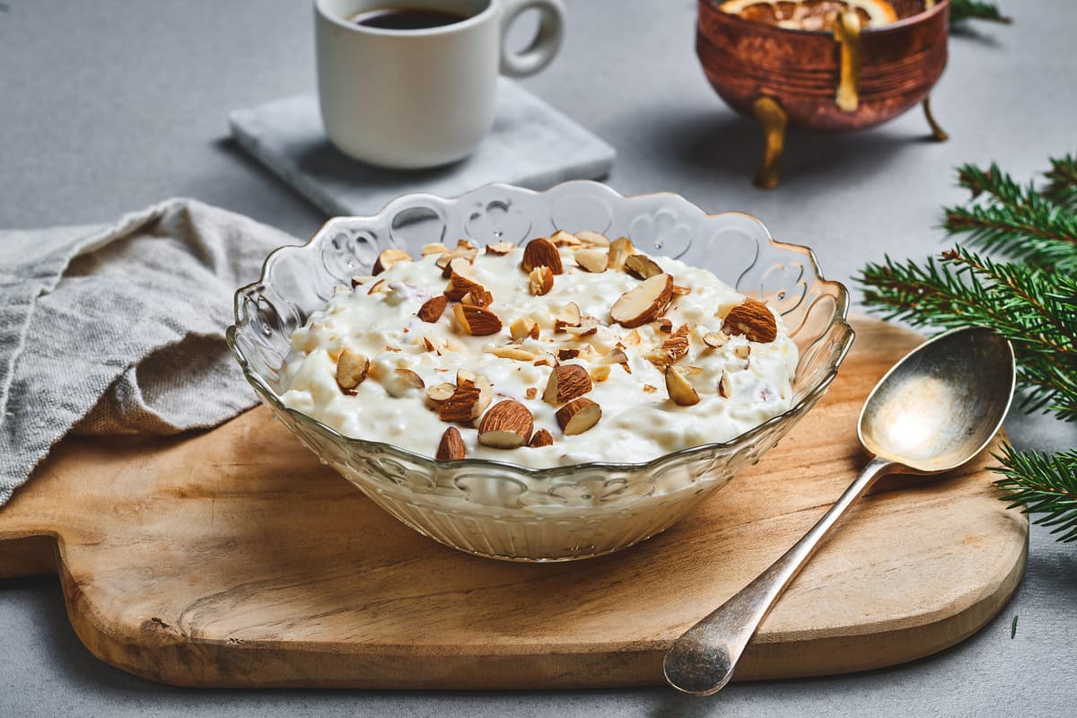 Rice Cream with Almonds