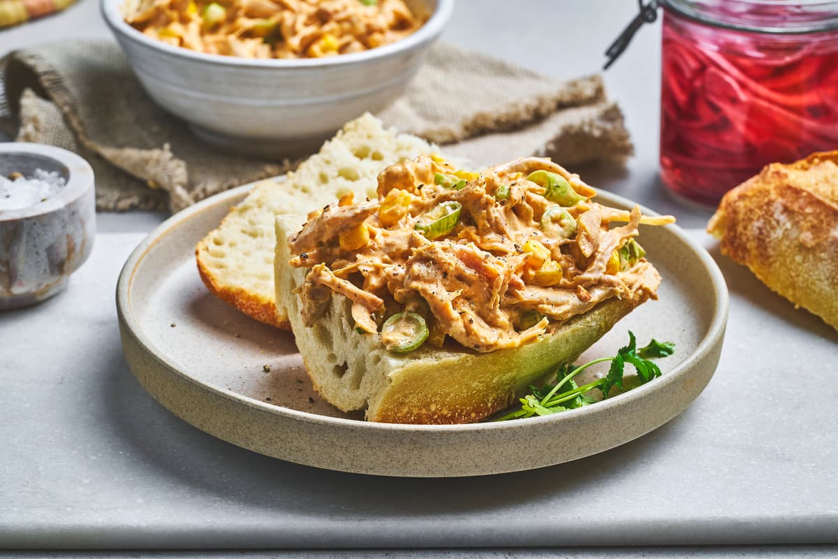Creamy Chicken Salad with Sriracha