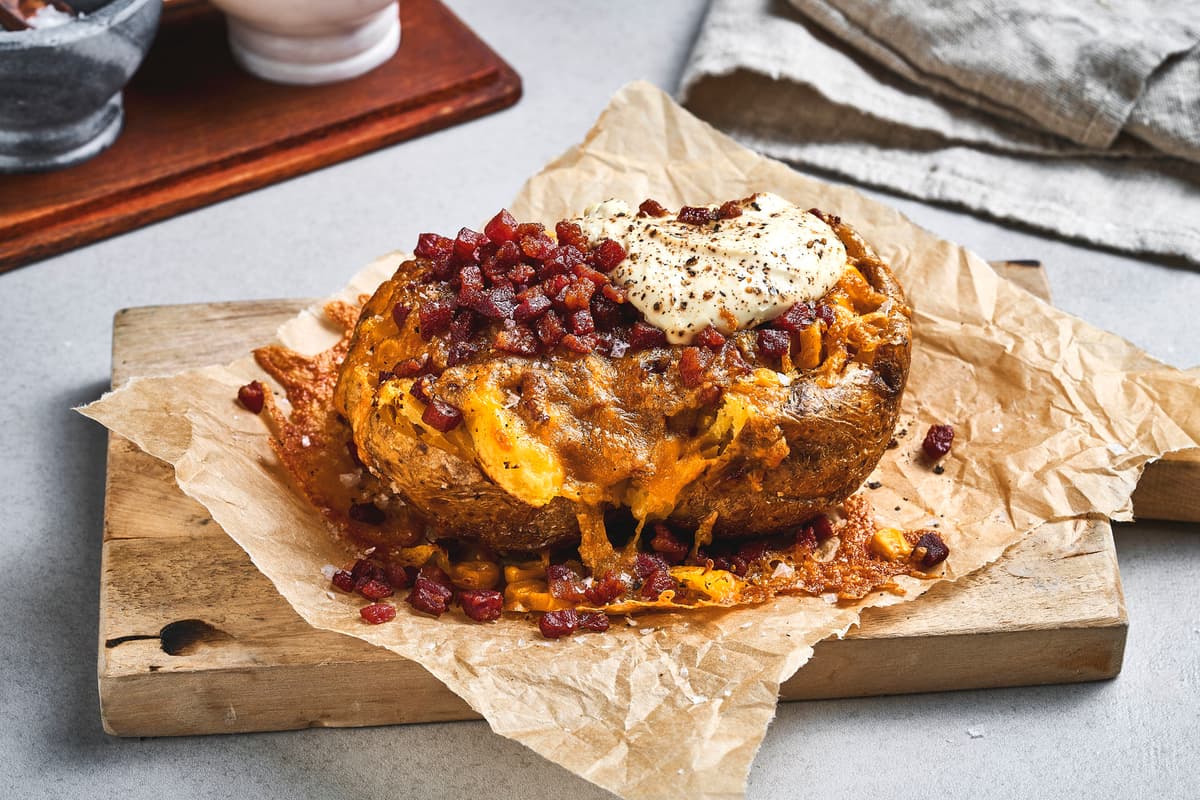 Loaded Baked Potato in Air Fryer