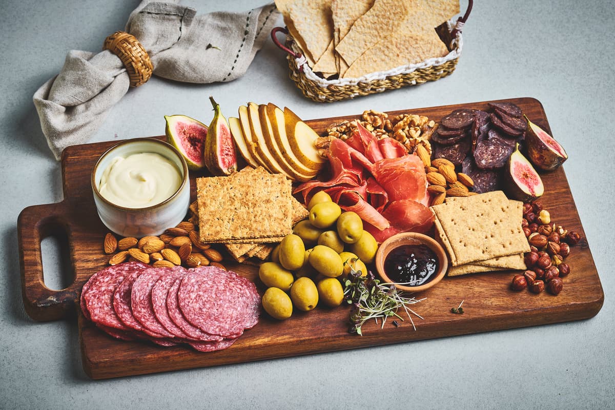 Spekefat med spekemat